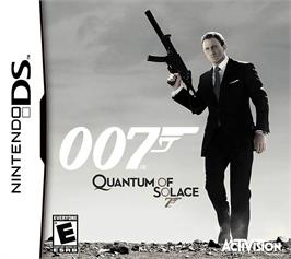 Box cover for 007 - Quantum Of Solace on the Nintendo DS.
