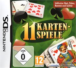 Box cover for 11 Card Games on the Nintendo DS.