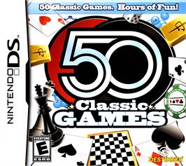 Box cover for 50 Classic Games on the Nintendo DS.