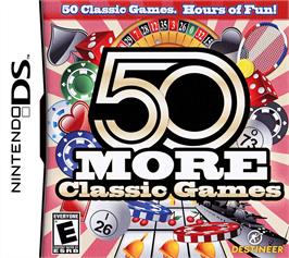 Box cover for 50 More Classic Games on the Nintendo DS.