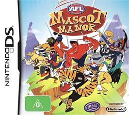 Box cover for AFL Mascot Manor on the Nintendo DS.
