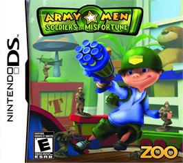 Box cover for Army Men - Soldiers Of Misfortune on the Nintendo DS.