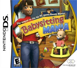 Box cover for Babysitting Mania on the Nintendo DS.