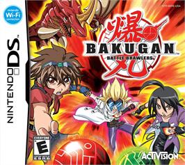 Box cover for Bakugan Battle Brawlers on the Nintendo DS.