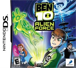 Box cover for Ben 10 - Alien Force on the Nintendo DS.