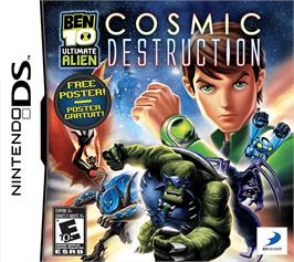 Box cover for Ben 10 Ultimate Alien - Cosmic Destruction on the Nintendo DS.