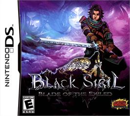 Box cover for Black Sigil - Blade Of The Exiled on the Nintendo DS.