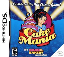 Box cover for Cake Mania on the Nintendo DS.