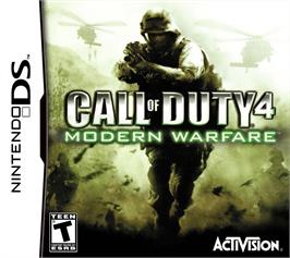 Box cover for Call Of Duty 4 - Modern Warfare on the Nintendo DS.