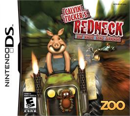 Box cover for Calvin Tucker's Redneck - Farm Animal Racing Tournament on the Nintendo DS.