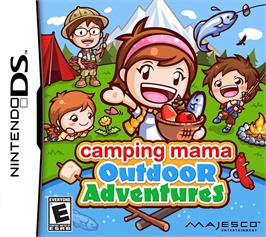 Box cover for Camping Mama - Outdoor Adventures on the Nintendo DS.