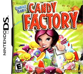 Box cover for Candace Kane's Candy Factory on the Nintendo DS.