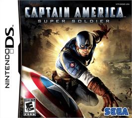 Box cover for Captain America - Super Soldat on the Nintendo DS.