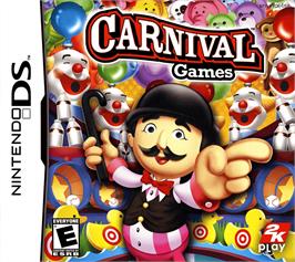 Box cover for Carnival Games on the Nintendo DS.