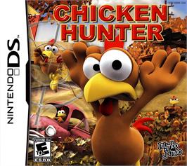 Box cover for Chicken Hunter on the Nintendo DS.