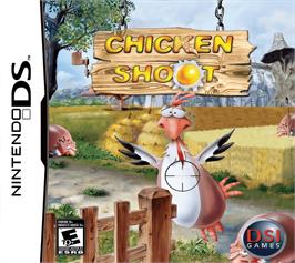 Box cover for Chicken Shoot on the Nintendo DS.