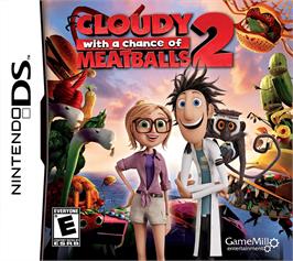 Box cover for Cloudy With A Chance Of Meatballs 2 on the Nintendo DS.