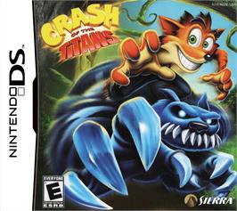 Box cover for Crash Of The Titans on the Nintendo DS.