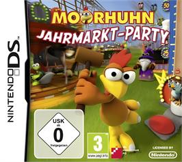 Box cover for Crazy Chicken Carnival on the Nintendo DS.