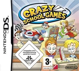Box cover for Crazy School Games on the Nintendo DS.