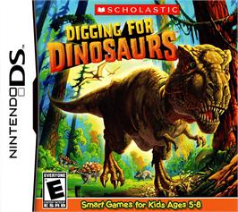Box cover for Digging For Dinosaurs on the Nintendo DS.