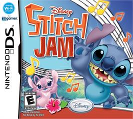 Box cover for Disney's Stitch Jam on the Nintendo DS.