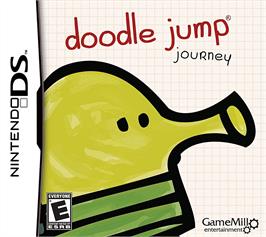 Box cover for Doodle Jump Journey on the Nintendo DS.