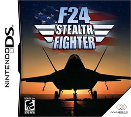 Box cover for F24 Stealth Fighter on the Nintendo DS.