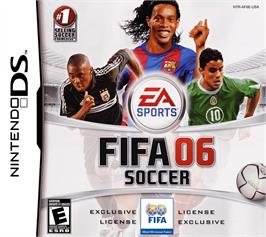 Box cover for FIFA 06 on the Nintendo DS.
