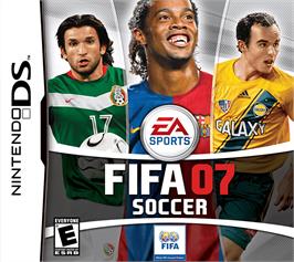 Box cover for FIFA 07 on the Nintendo DS.