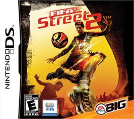 Box cover for FIFA Street 2 on the Nintendo DS.