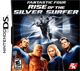 Box cover for Fantastic Four - Rise Of The Silver Surfer on the Nintendo DS.