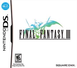 Box cover for Final Fantasy 3 on the Nintendo DS.