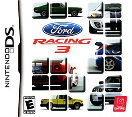 Box cover for Ford Racing 3 on the Nintendo DS.