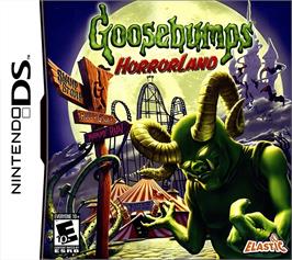 Box cover for Goosebumps Horrorland on the Nintendo DS.
