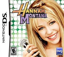Box cover for Hannah Montana on the Nintendo DS.