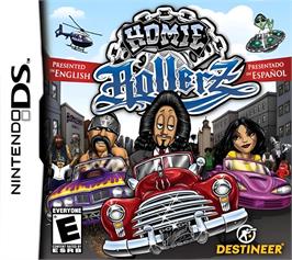 Box cover for Homie Rollerz on the Nintendo DS.