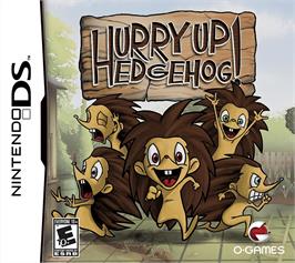 Box cover for Hurry Up Hedgehog! on the Nintendo DS.