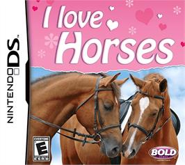Box cover for I Love Horses on the Nintendo DS.
