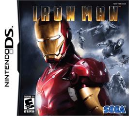 Box cover for Iron Man on the Nintendo DS.