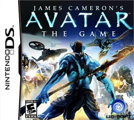 Box cover for James Cameron's Avatar - The Game on the Nintendo DS.