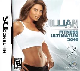 Box cover for Jillian Michaels Fitness Ultimatum 2010 on the Nintendo DS.