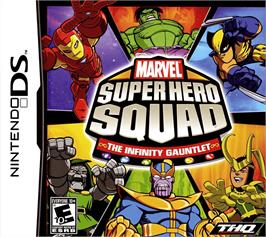 Box cover for Marvel Super Hero Squad - Le Gant De L'infini on the Nintendo DS.