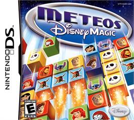 Box cover for Meteos Disney Magic on the Nintendo DS.