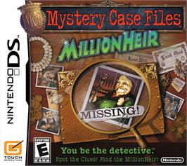 Box cover for Mystery Case Files - Millionheir on the Nintendo DS.