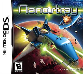 Box cover for Nanostray on the Nintendo DS.