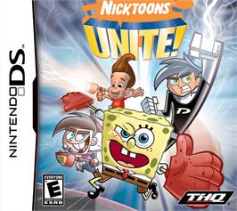 Box cover for Nickelodeon Spongebob Squarepants And Friends Unite! on the Nintendo DS.