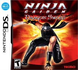 Box cover for Ninja Gaiden Dragon Sword on the Nintendo DS.