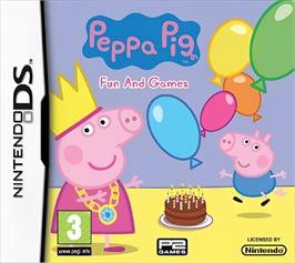 Box cover for Peppa Pig - Fun And Games on the Nintendo DS.