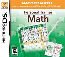 Box cover for Personal Trainer - Math on the Nintendo DS.